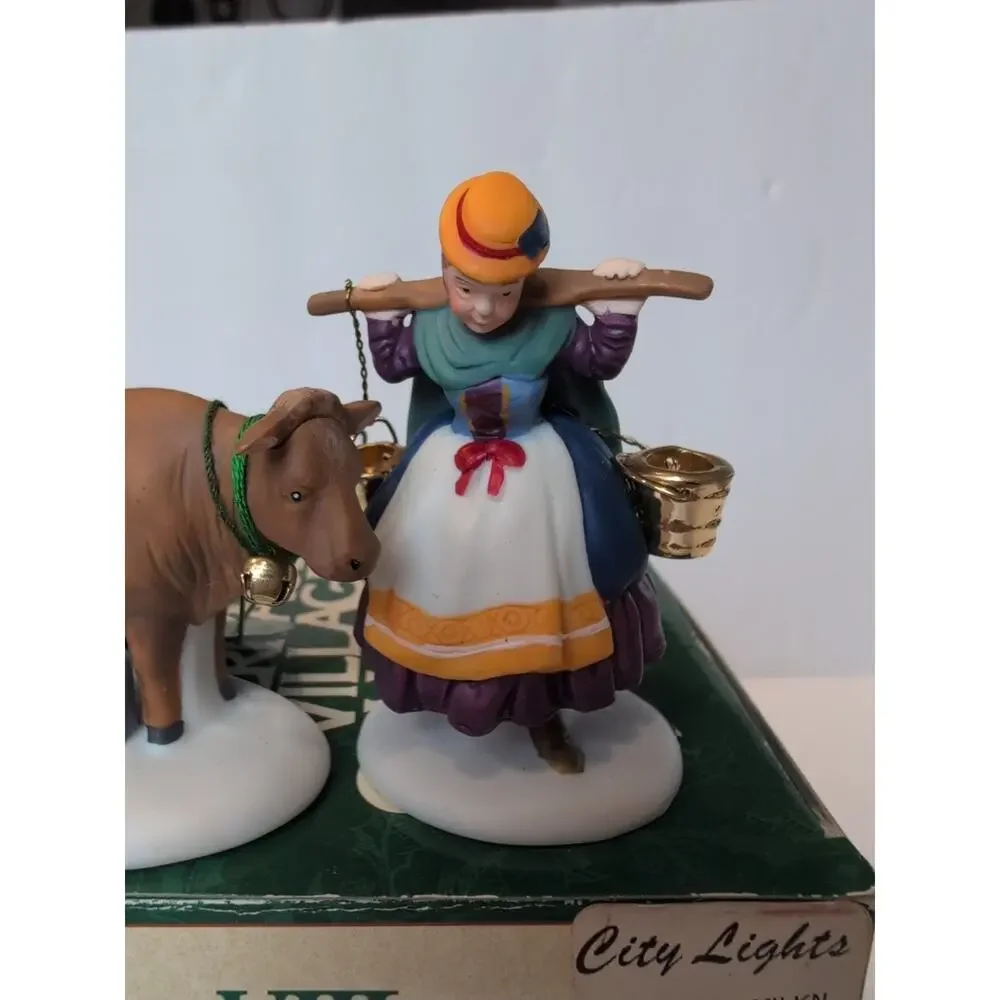 Dept 56 Eight Maids A Milking Twelve Days of Dickens‎ Village Porcelain